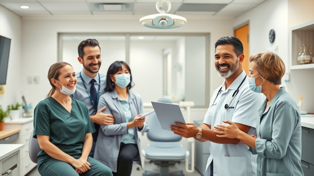 lively dental office teeth whitening miami clinic welcoming staff