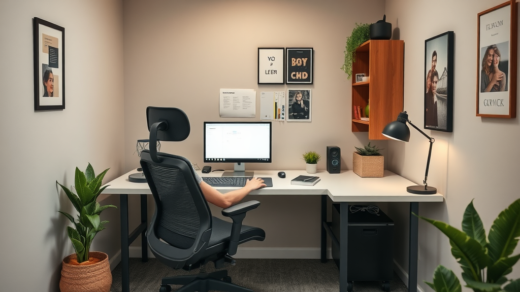 comfortable inclusive workspace supporting neurodiversity at work ergonomic setup