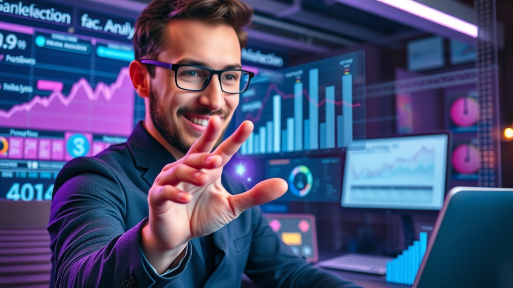 Digital marketing tools for campaign measurement - marketer analyzing real-time campaign effectiveness data