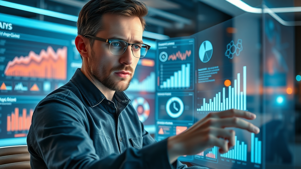 analytical marketer researching target audience for scalable marketing leadership