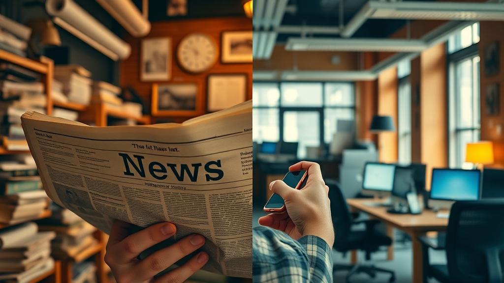 media channel strategies traditional vs digital marketing channels newspaper smartphone