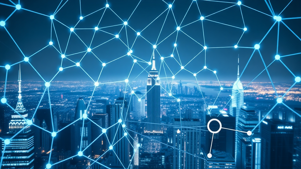 cutting-edge blockchain network visualized as interconnected secure nodes verifying cryptocurrency transactions