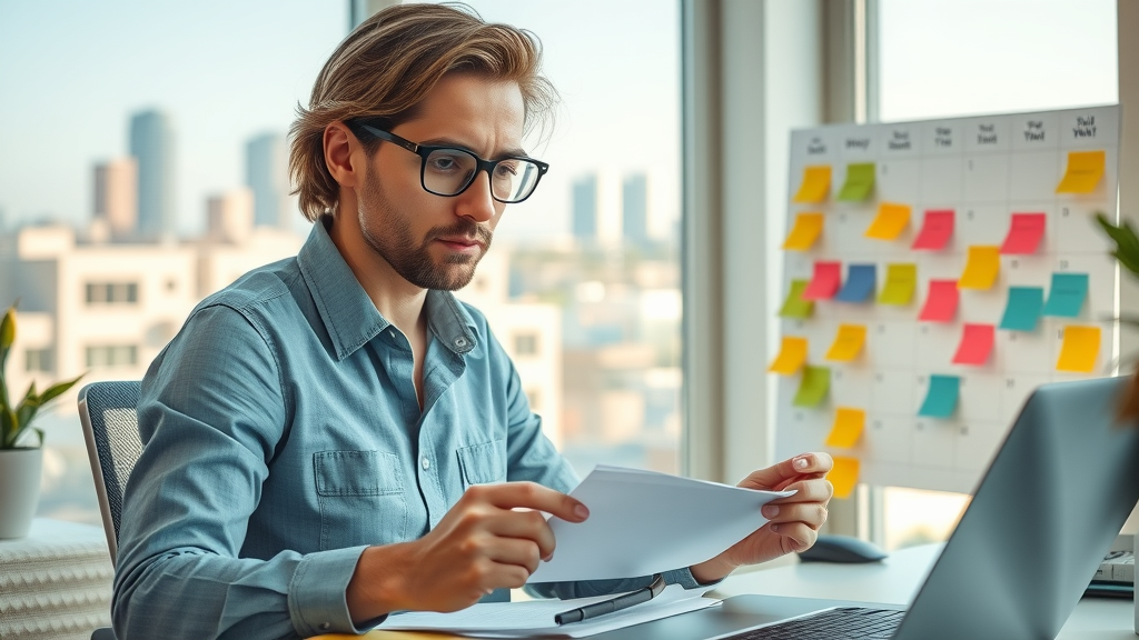 Phoenix content marketing manager organizing a content calendar for scheduling content generating ideas