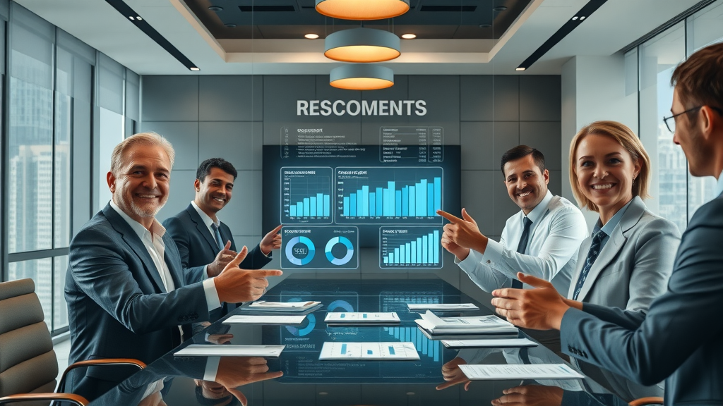 Strategic business meeting using AI advisor and digital regional specialization data
