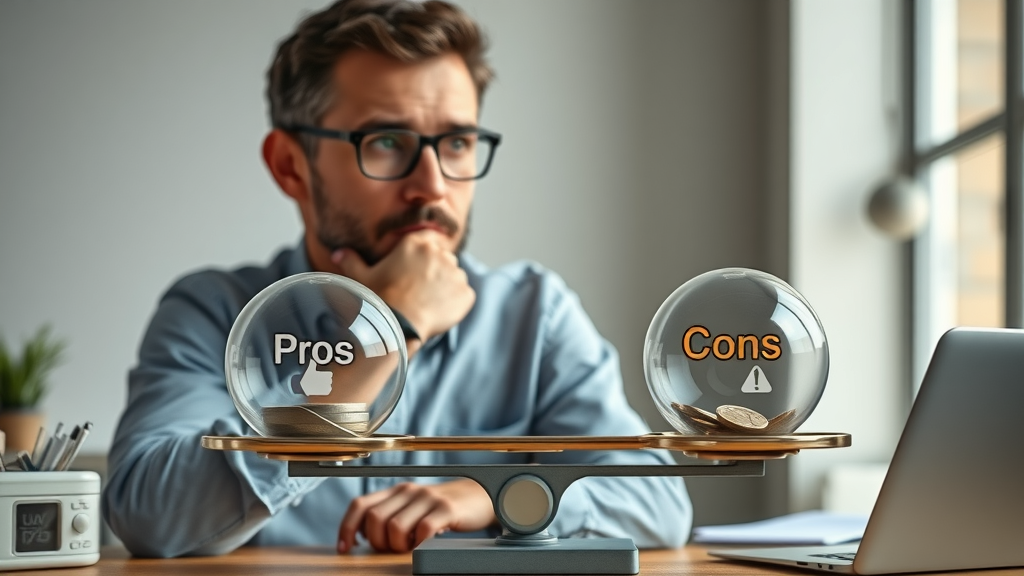 review site owner weighing pros and cons of amazon affiliate program