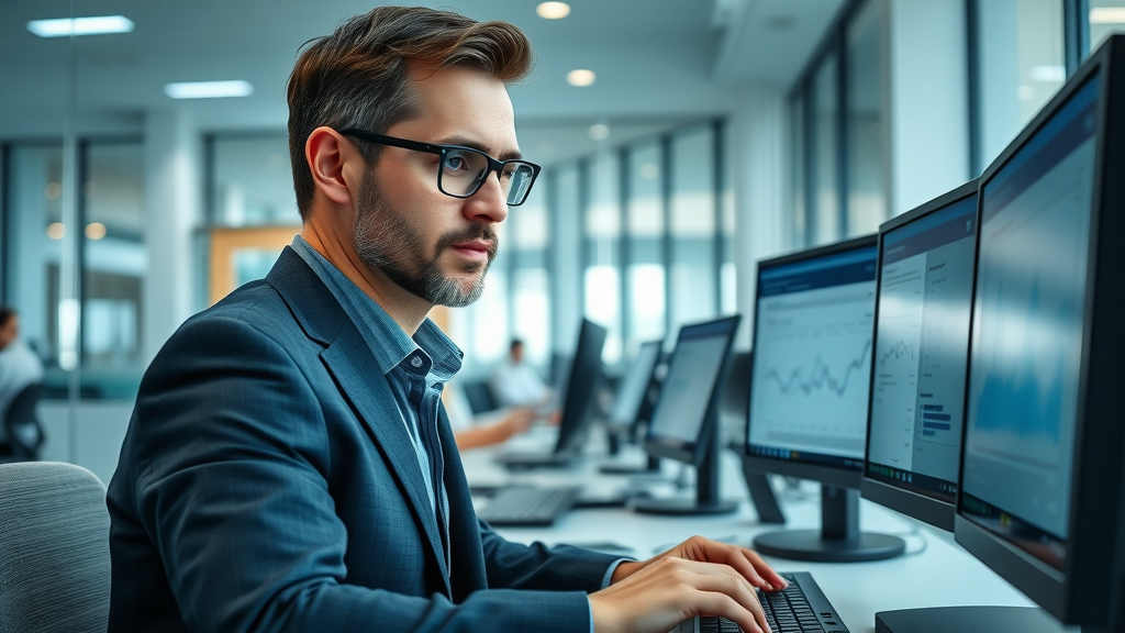 approval criteria for business equipment loans - finance professional reviewing loan application in modern office