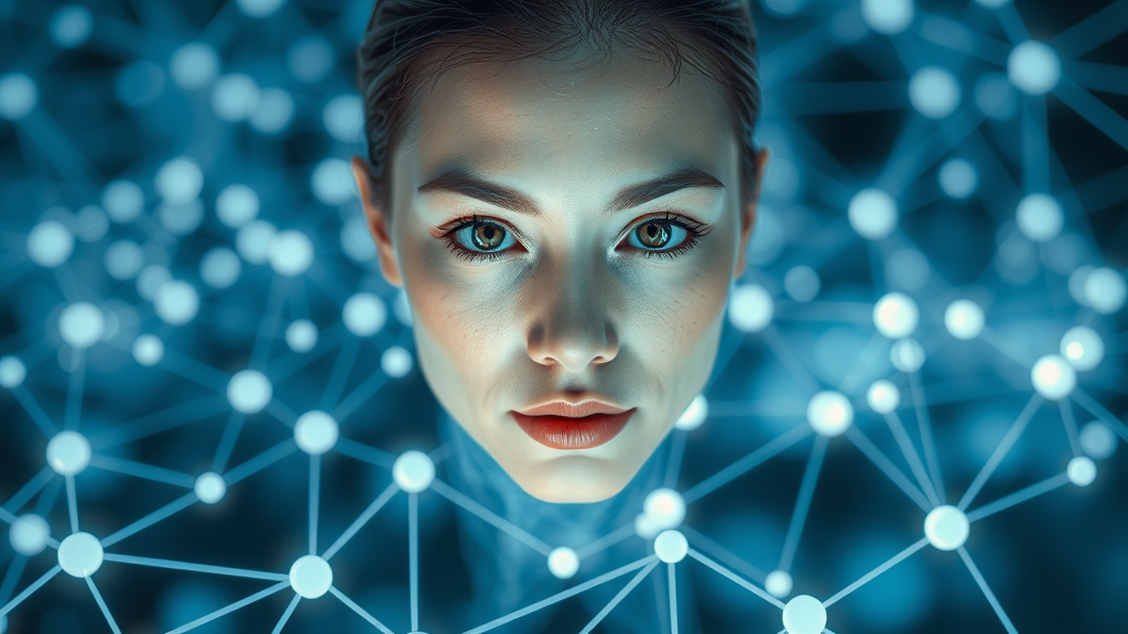 digital media icons interconnected over a glowing network representing digital marketing channels