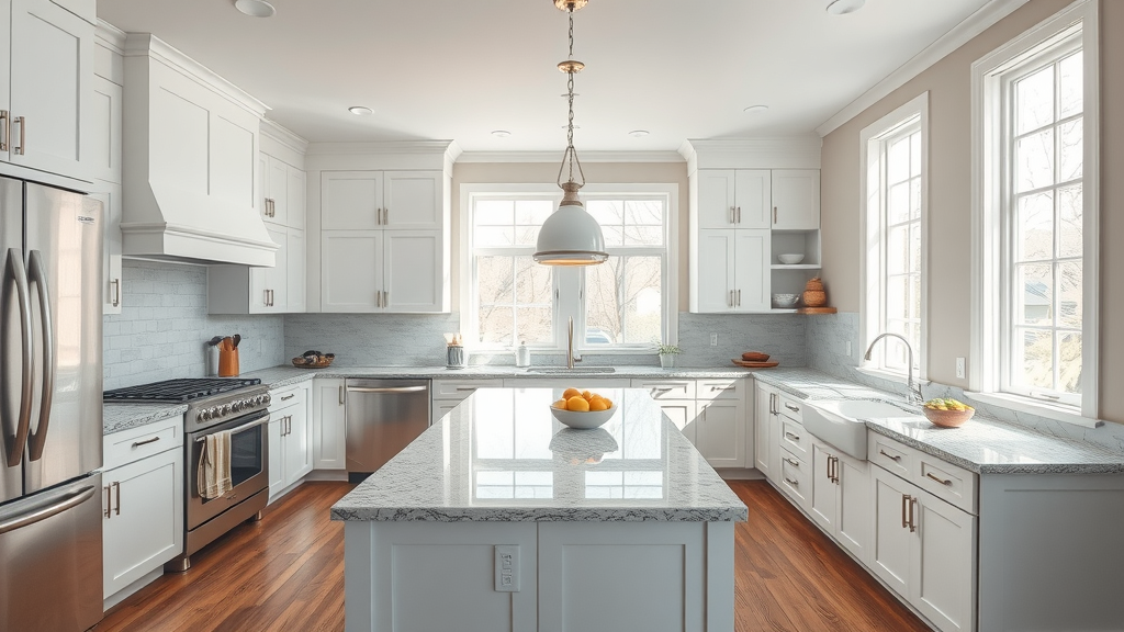 renovated open-concept kitchen investment property house flipping tips