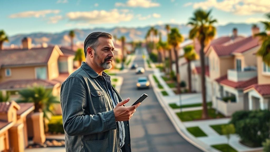 las vegas house flipping in vibrant residential neighborhood