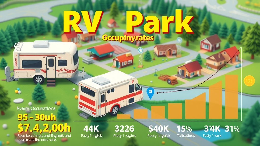 RV Park occupancy rates data showing cash flow trends and profit margins