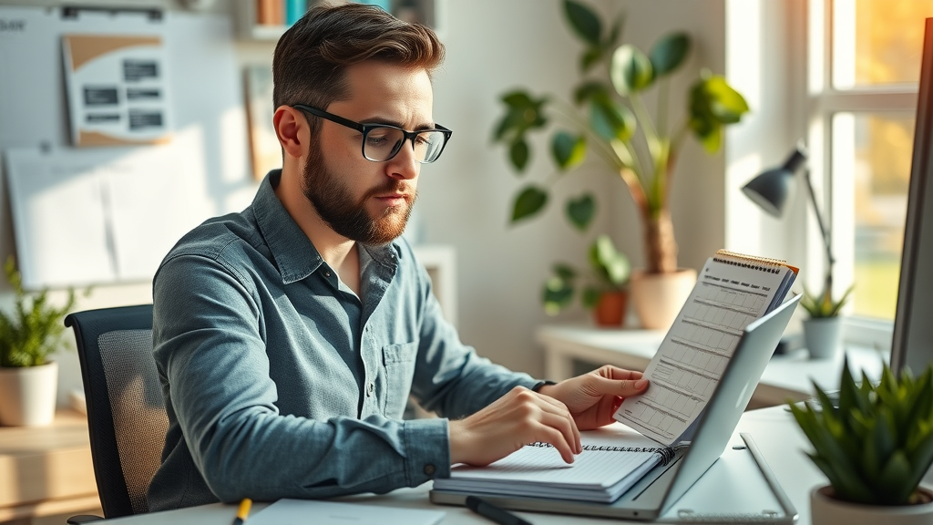 Thoughtful coach reviewing an unsuccessful marketing strategy, common mistake when trying to attract high-end coaching clients