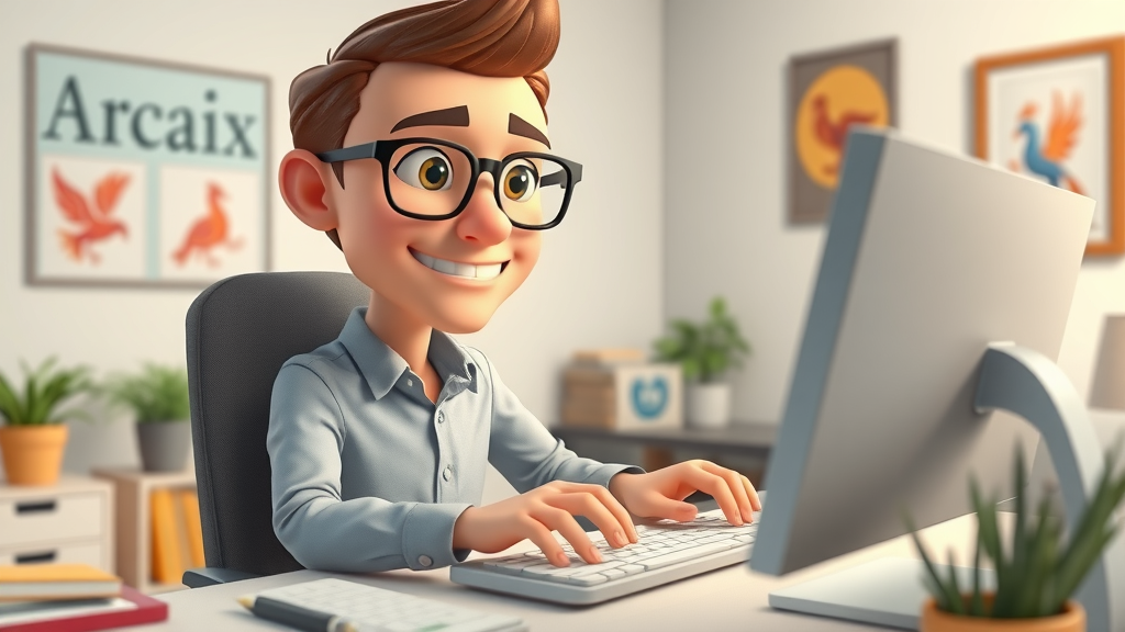 Entrepreneur registering google business profile on computer, create a google business account