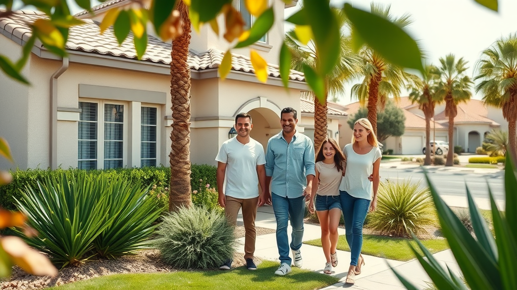 las vegas house flipping curb appeal renovation fresh paint landscaping