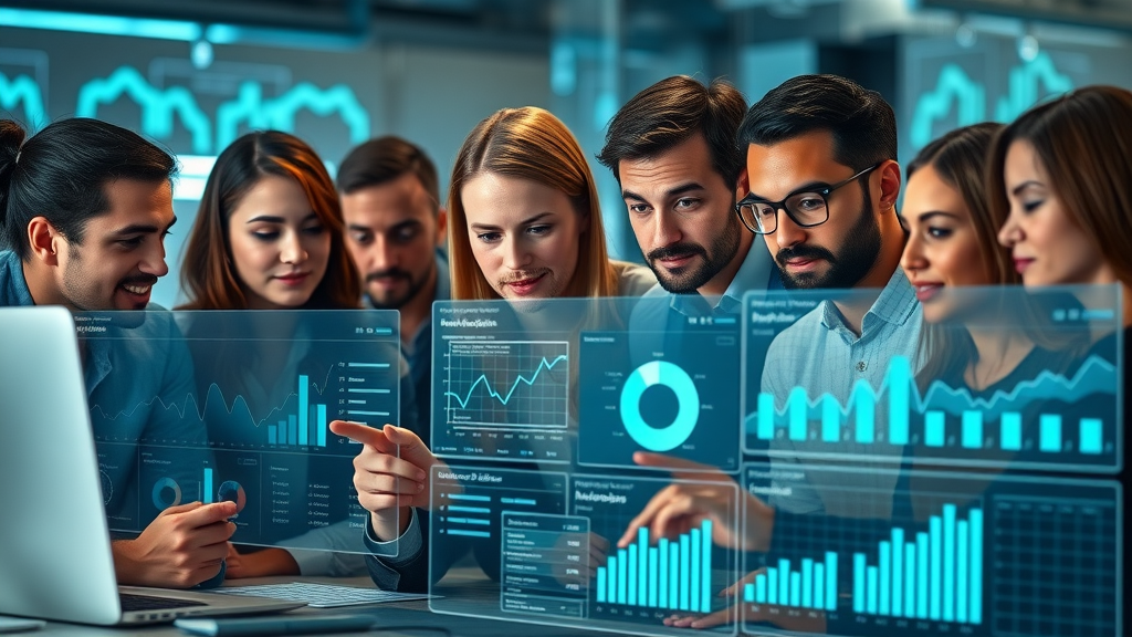 Google Ads campaigns team collaborating on campaign analytics and A/B testing