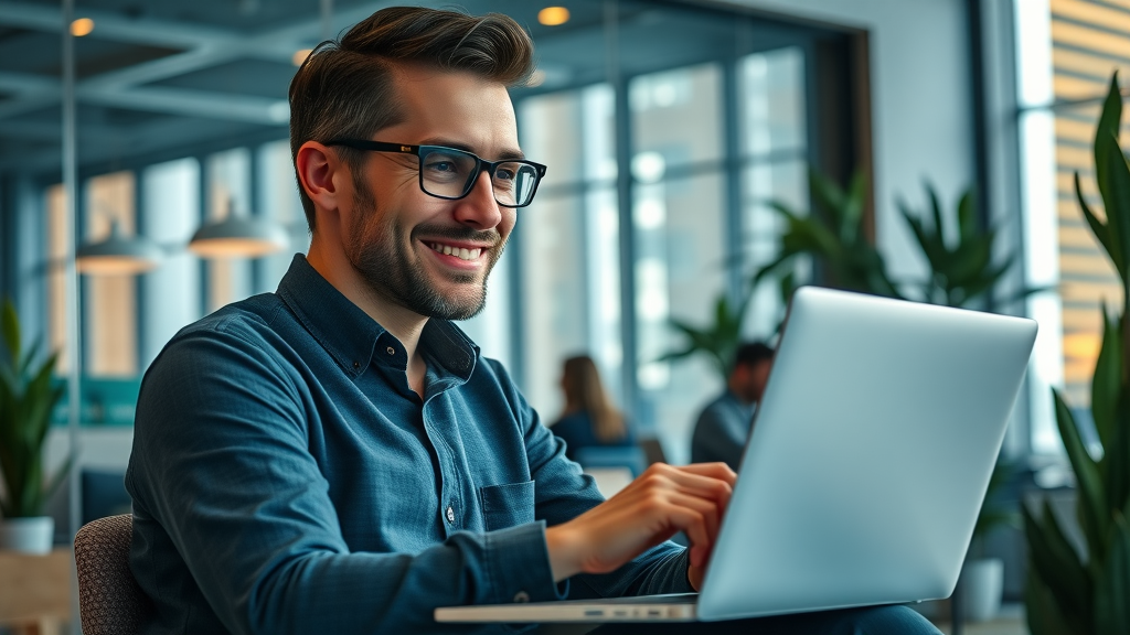 amazon affiliate reviewing commission earnings in coworking space
