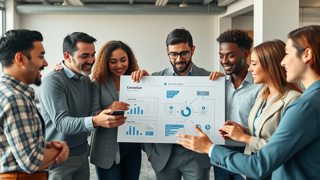 sales and marketing teams collaborating for conversion, fractional CMO leadership