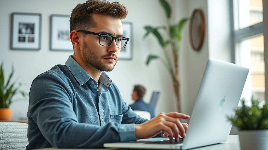 google business profile online advertising local businesses modern office workspace focused professional