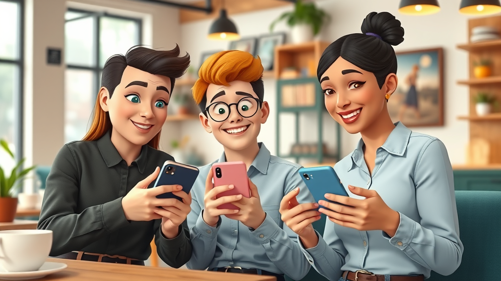 choosing social media platform for small businesses - evaluating in coffee shop