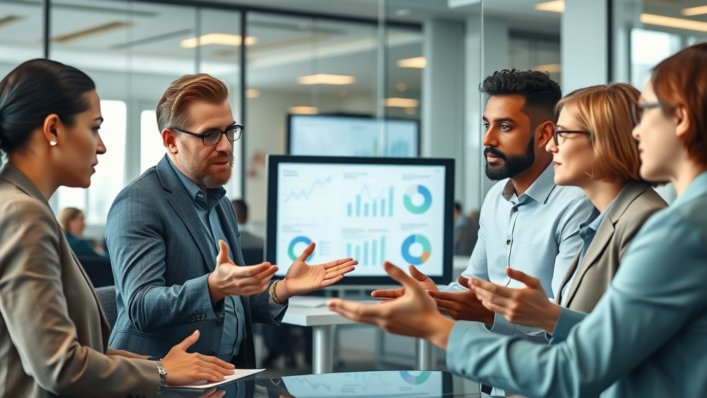 media channel strategies business meeting marketing professionals analytics reports