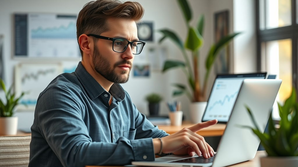 service pros reviewing blog analytics for website traffic growth