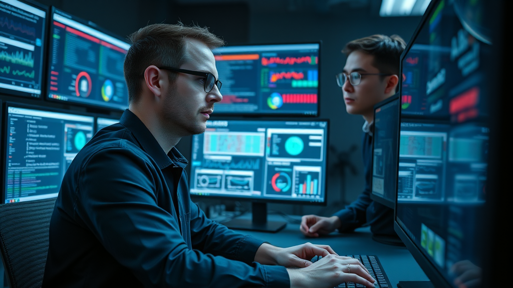 palo alto networks ai cybersecurity analysts monitoring dashboards