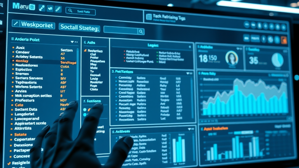 Modern dashboard illustrating structured data for enhanced local business visibility in search results.