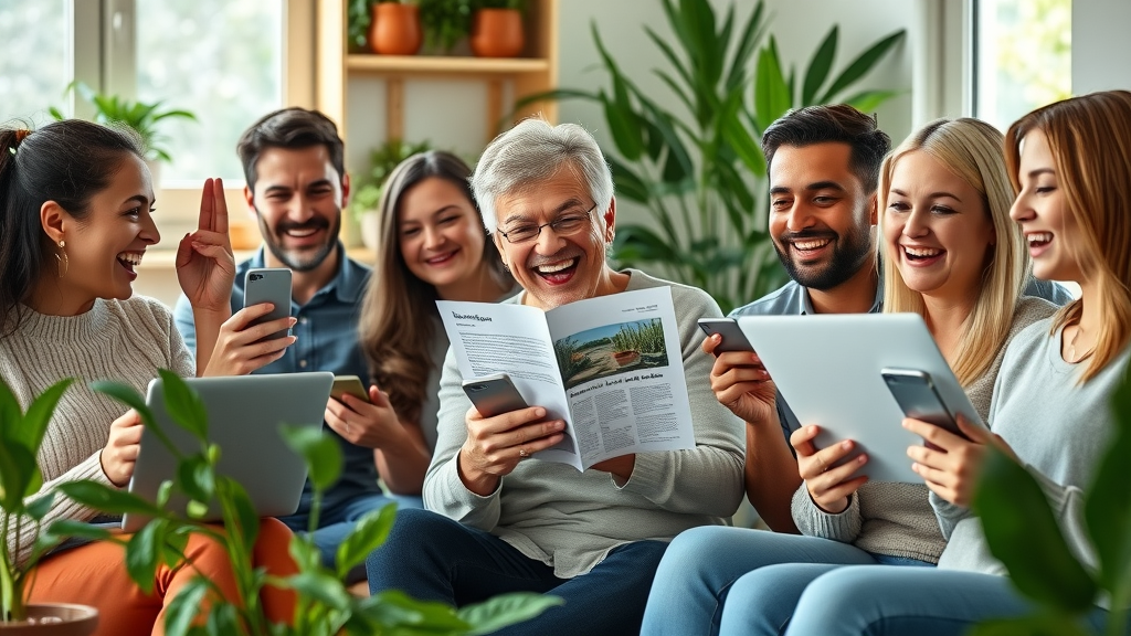 Landscaper encourages customers to join email list for fencing or landscaping business blog updates