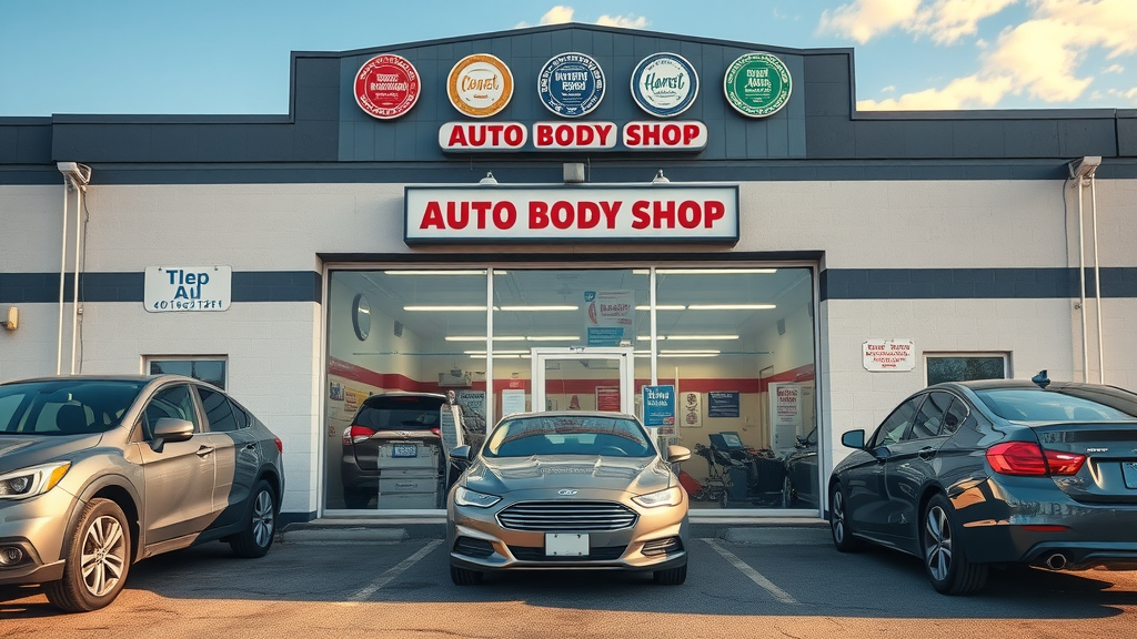 auto body shop certified for collision repair and car frame straightening