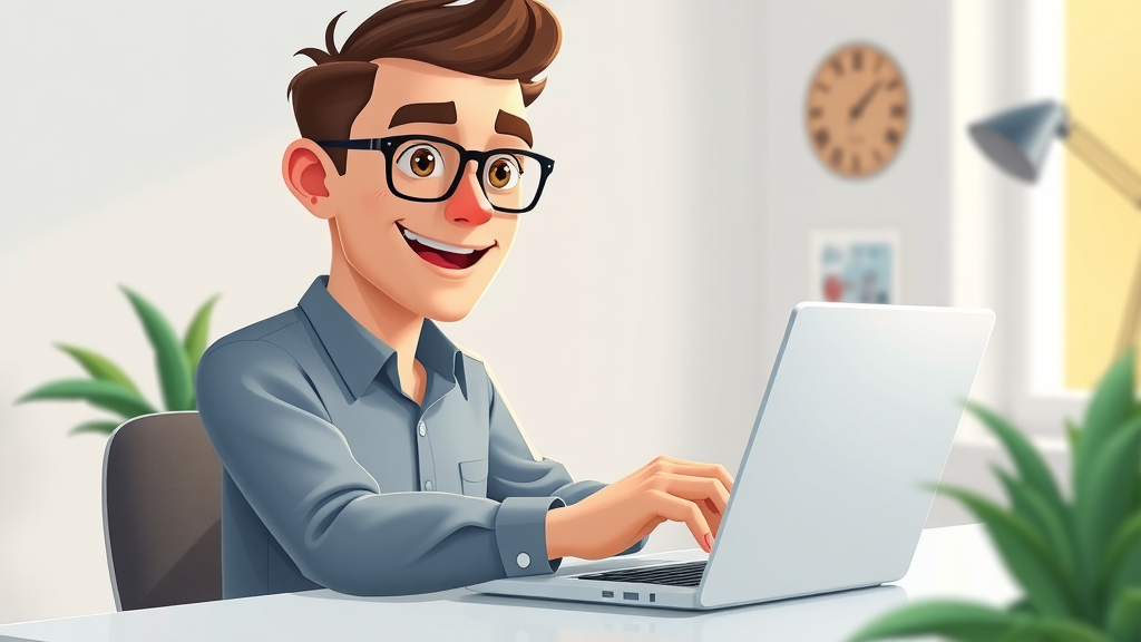 entrepreneur implementing AI software for a new small business