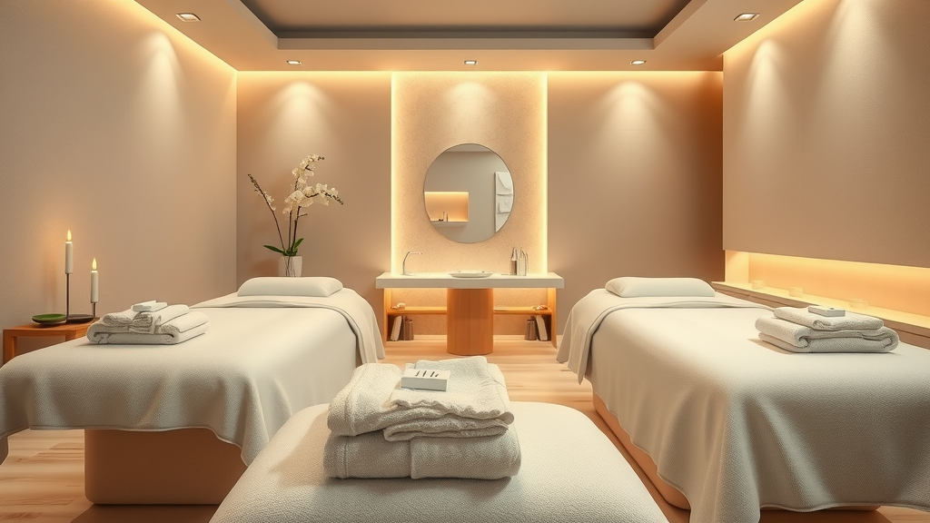 Upscale Ocala FL waxing spa interior with relaxing, clean treatment rooms