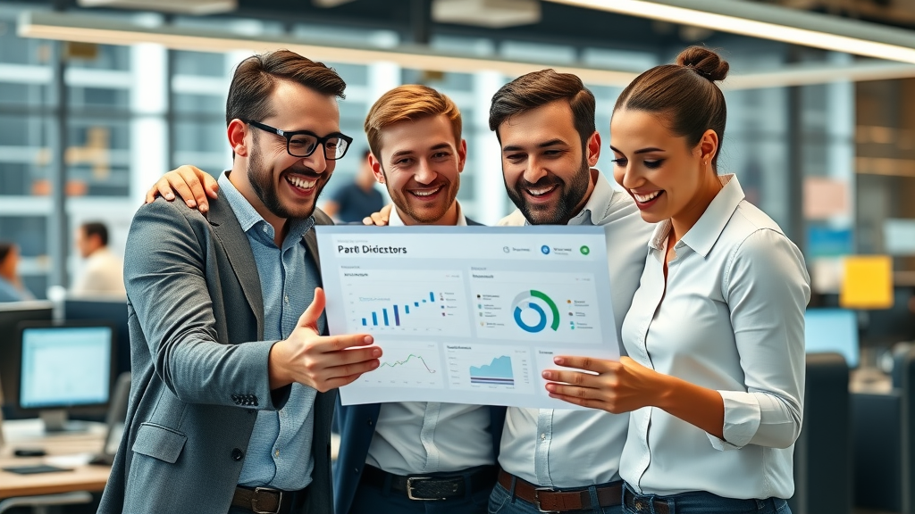 online directory professional team meeting in modern office
