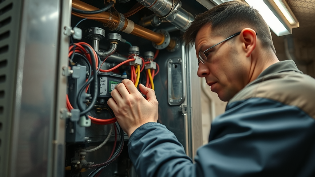 Trusted air conditioning contractor in Plainfield IL repairing AC components