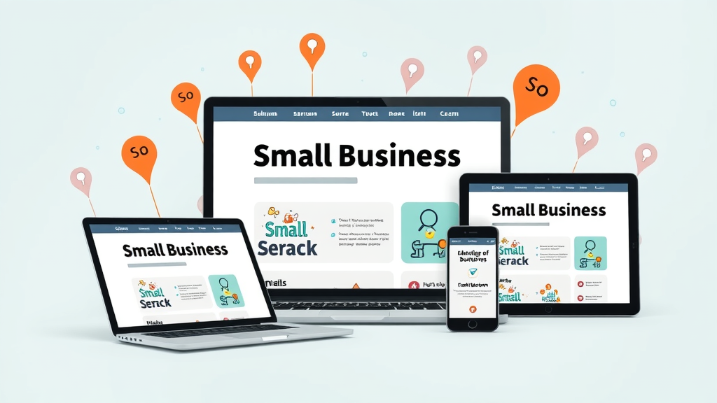 effective digital marketing strategies for local businesses modern website displayed on devices