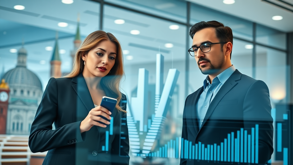Executives using trade investment services to drive international business growth.