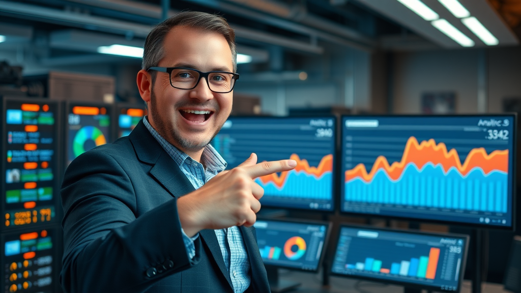 analytics dashboard before and after showing improvement from process-driven blog posts