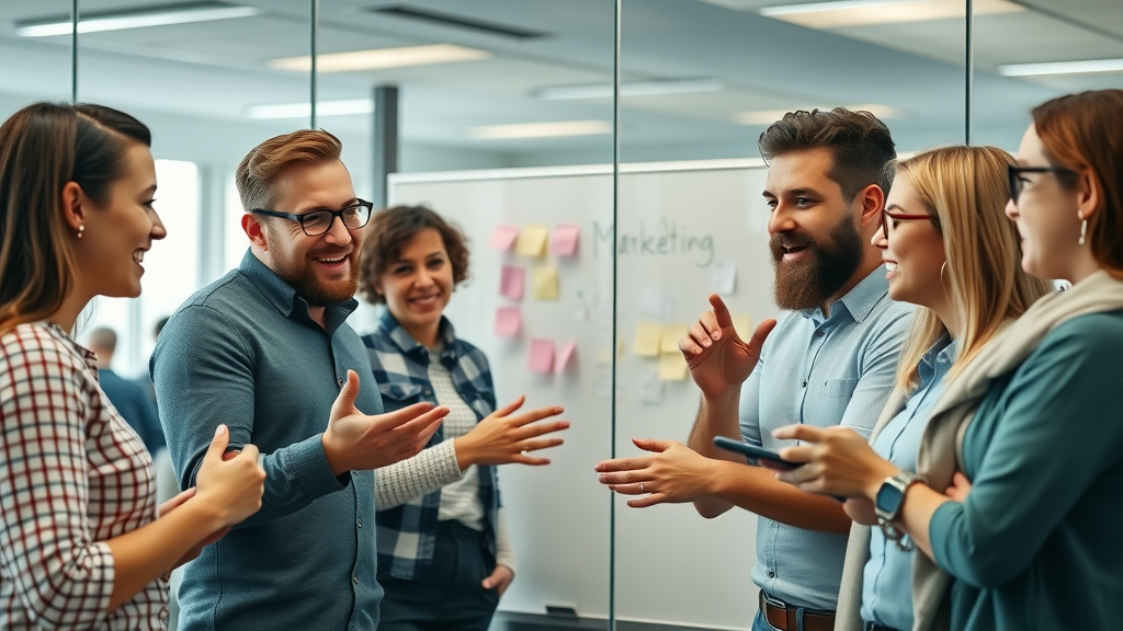 content marketing and social media marketing team collaboration
