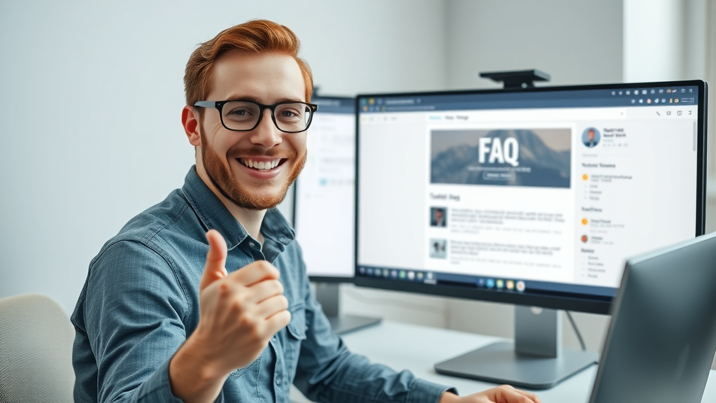 Friendly website designer implementing FAQ section in blog UI how to write a blog post that answers real questions your customers are asking