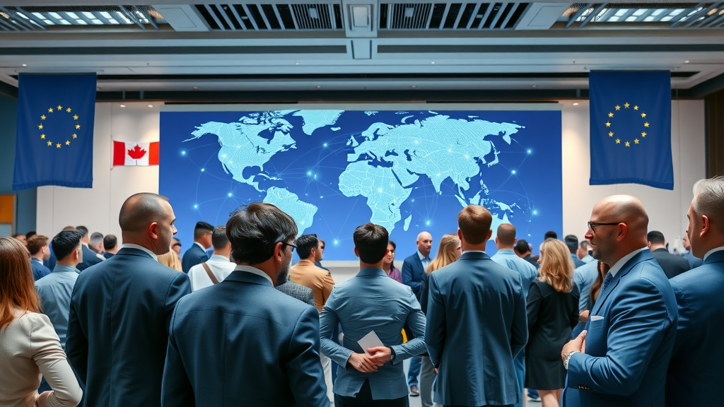 SMEs at Canada-EU conference leveraging trade investment services for expansion.