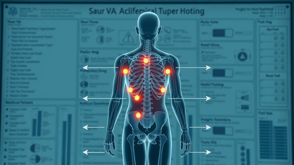 Diagram showing secondary conditions related to a service-connected disability