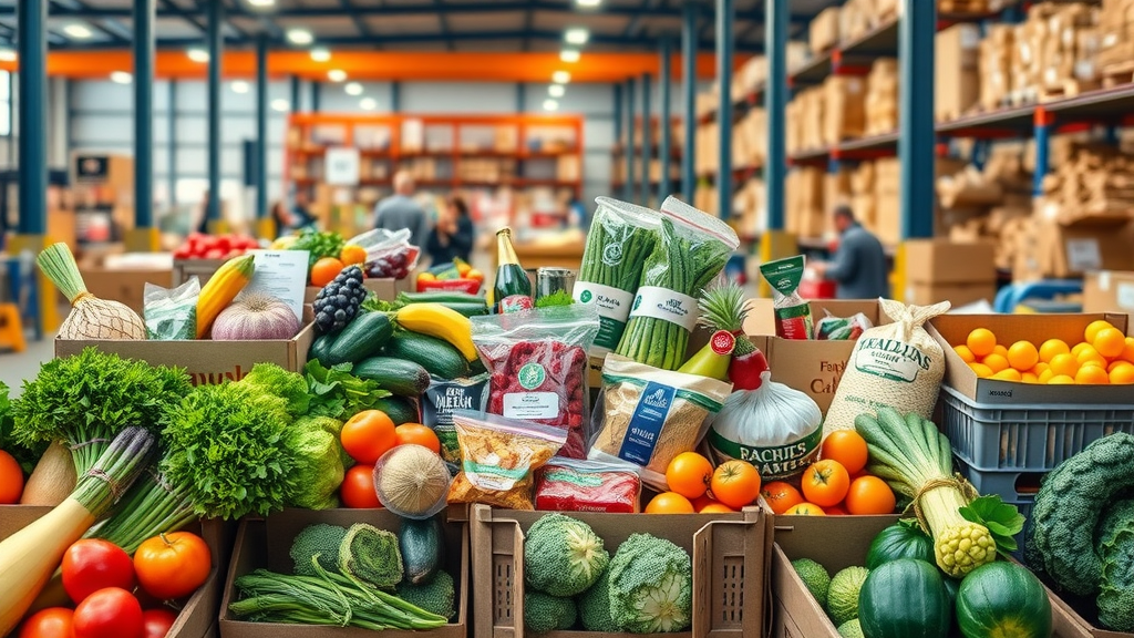 Premium food assortment for Westchester wholesale food distributor deliveries