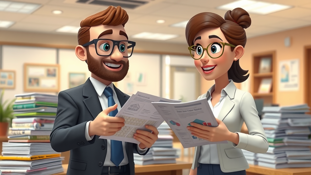 Banker and real estate investor comparing fix and flip loan offers