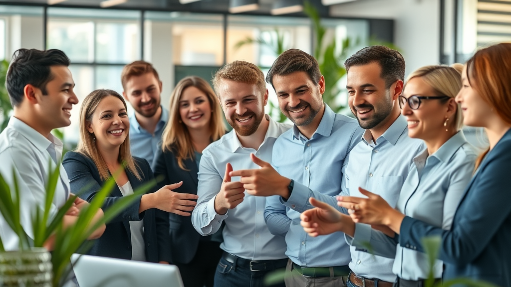 Diverse group of Australian office professionals collaborating in workplace, embracing neurodiversity in the workplace