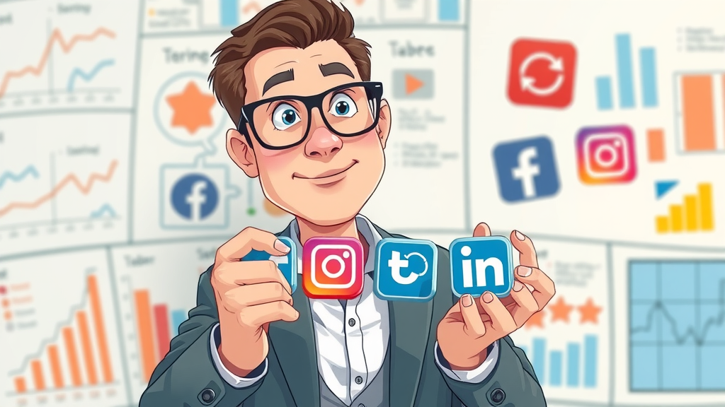 confident strategist choosing social platforms social media strategy