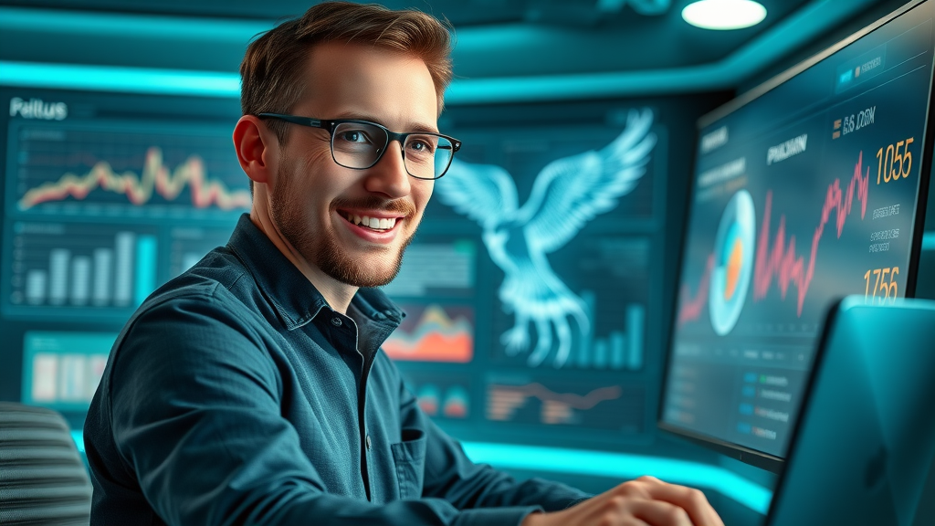 Phoenix marketer using AI-powered email marketing dashboard for campaign optimization