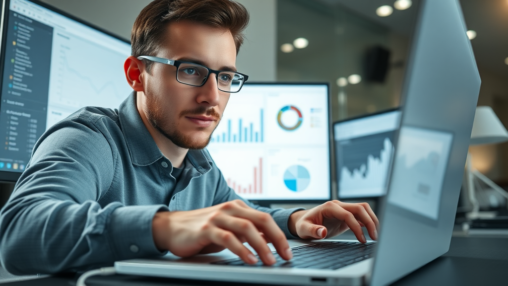 focused analytics dashboard blog authority, analyzing site success