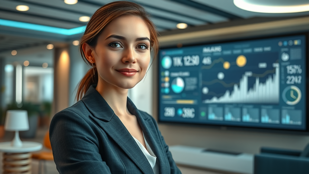 Executive leveraging VoiceGenie AI agents for hands-free business automation