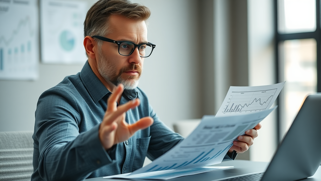 Profit Margins in House Flipping - Real Estate Investor Analyzing Profit Charts