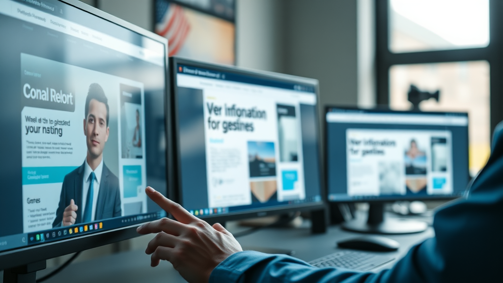 website conversion rate optimization, close-up of interface highlighting CTAs and value propositions