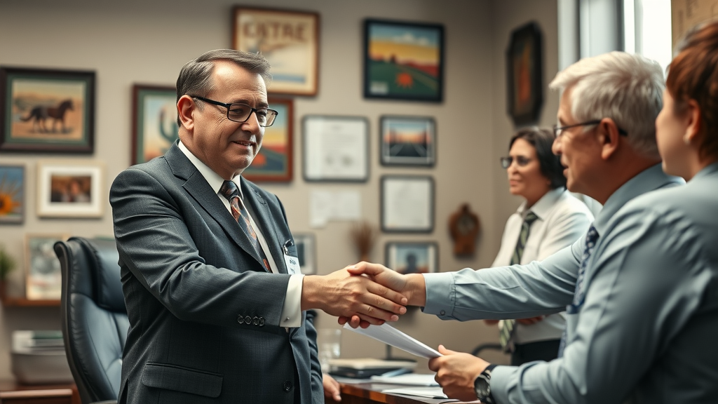 distinguished notary public in arizonia meeting with professional association at Arizona boardroom