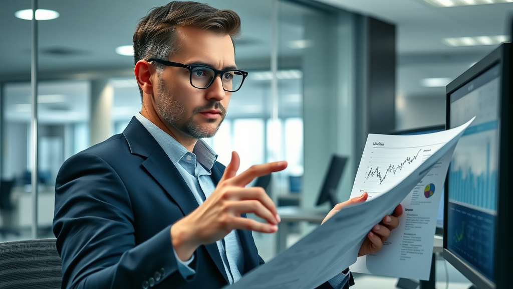 Real estate professional analyzing data and RV park valuation in line with rv park industry trends